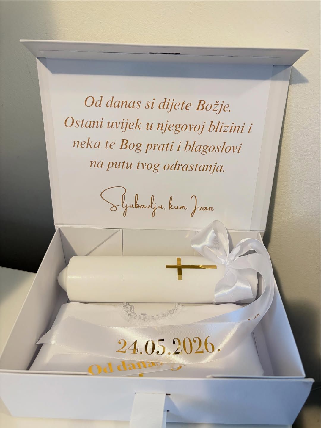 Krsni box i personalizirani detalji za krštenje